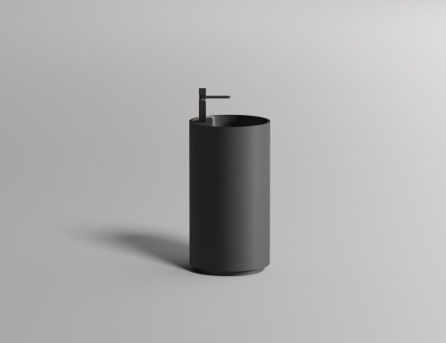 Раковина из литьевого мрамора Salini ARMONIA 130111G 45х45 напольная цвет белый - фото 2